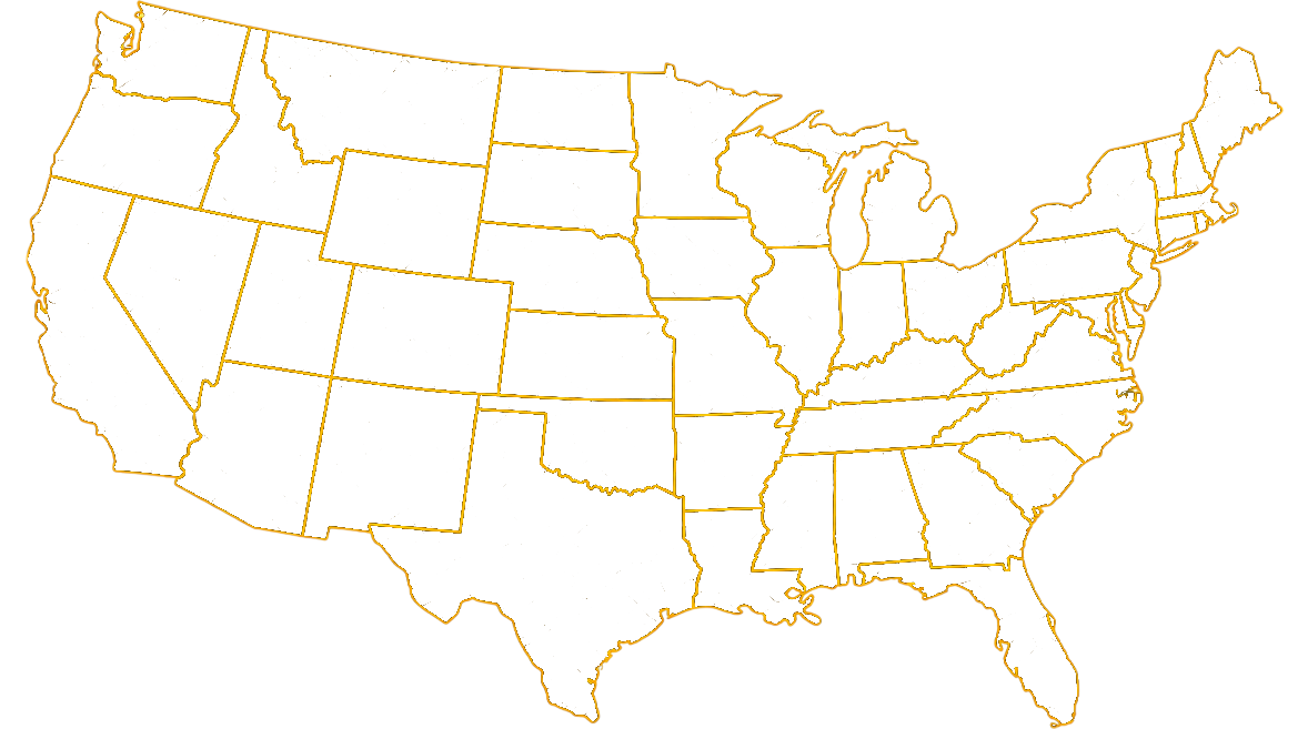 Map of Enzo Custom private showroom locations across the United States